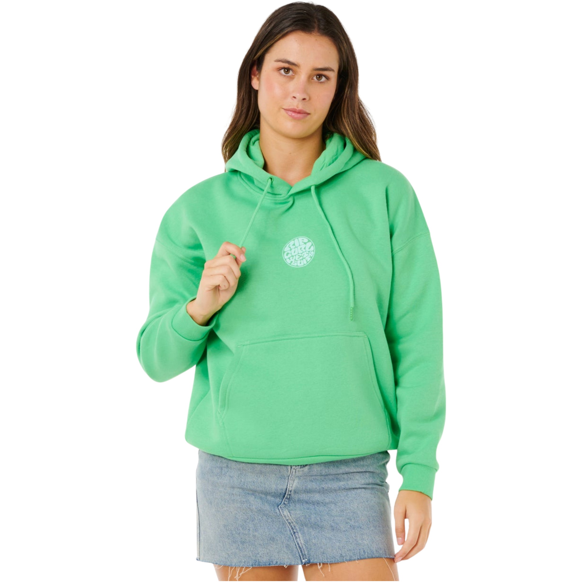 2026 Rip Curl Mujer Sudadera Con Capucha Icons Of Surf Heritage 06NWFL - Green